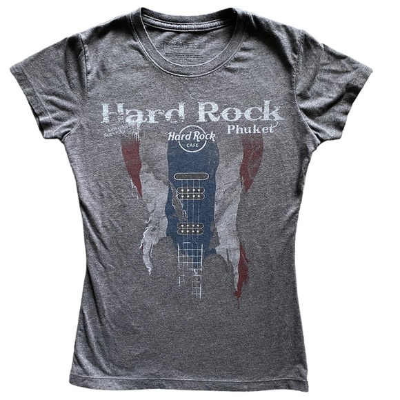 Affliction Tops - Y2K Hard Rock Cafe baby Tee